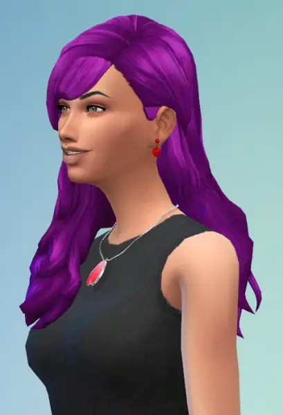 Birksches sims blog: Romantic Curls with Bangs for Sims 4