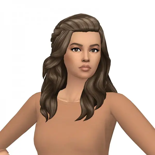 Deelitefulsimmer: Isabelle hair recolor for Sims 4