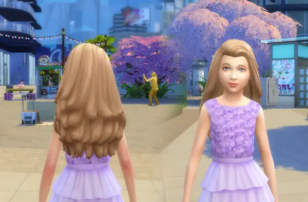 Mystufforigin: City hair for girls for Sims 4