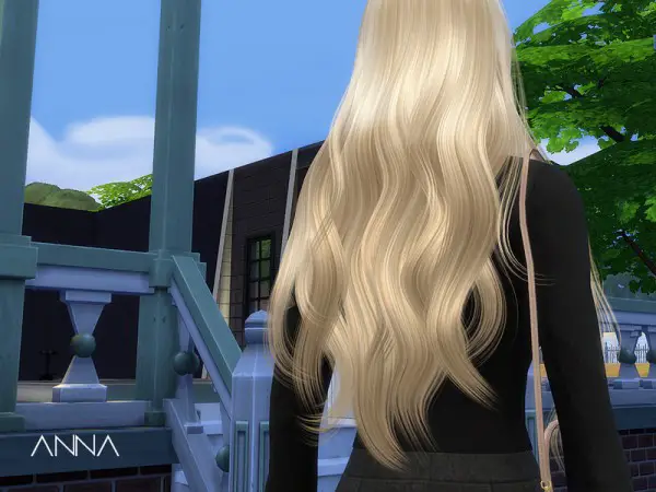 The Sims Resource: Anna n10 hair by S Club for Sims 4