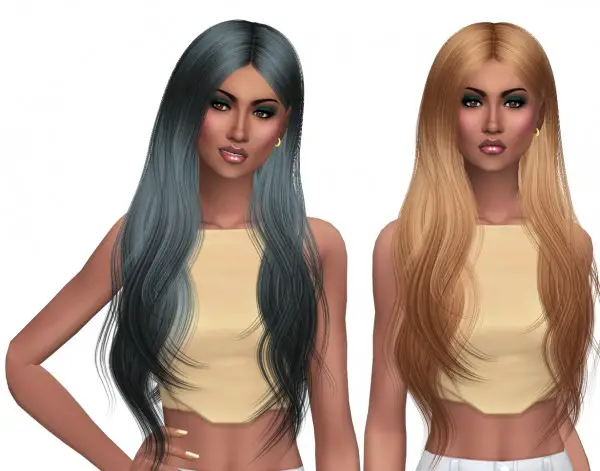 Sims Fun Stuff: S Club’s Anna hair retextured for Sims 4