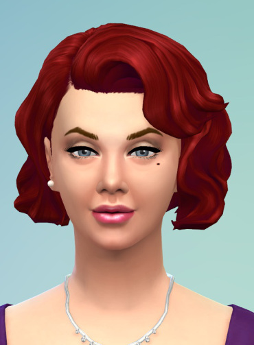Birksches sims blog: Retro hair shorter for Sims 4