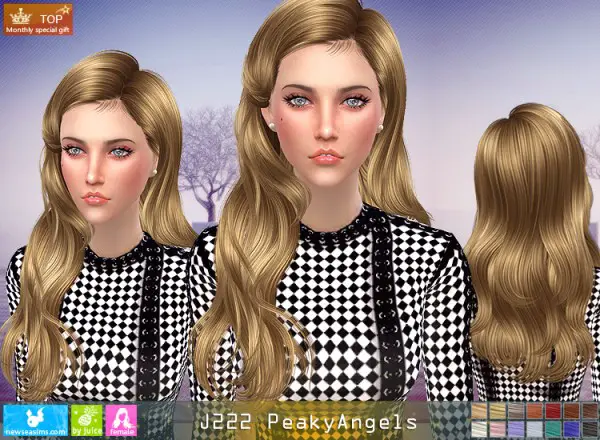 NewSea: J222 Peaky Angel for Sims 4