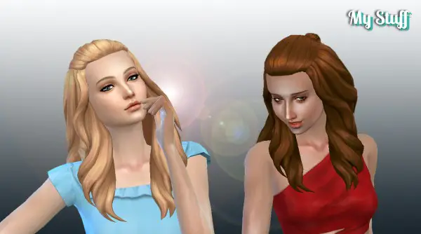 Mystufforigin: Isabella hair for Sims 4