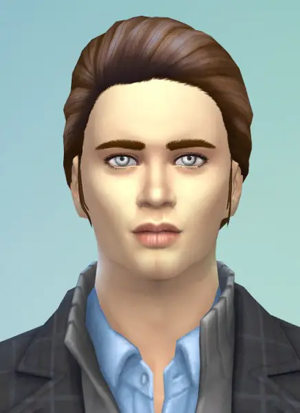 Birksches sims blog: Louis Ponytail hair for Sims 4