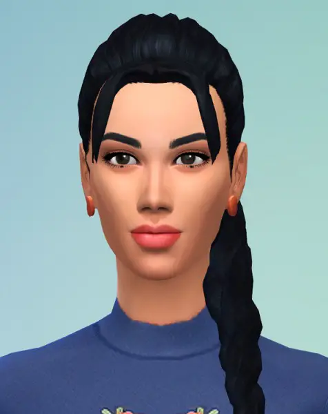 Birksches sims blog: Geraldine Ponytail hair for Sims 4