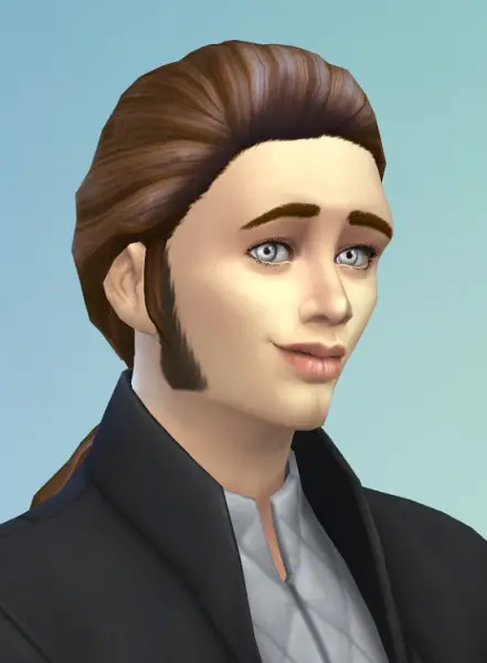Birksches sims blog: Louis Ponytail hair for Sims 4