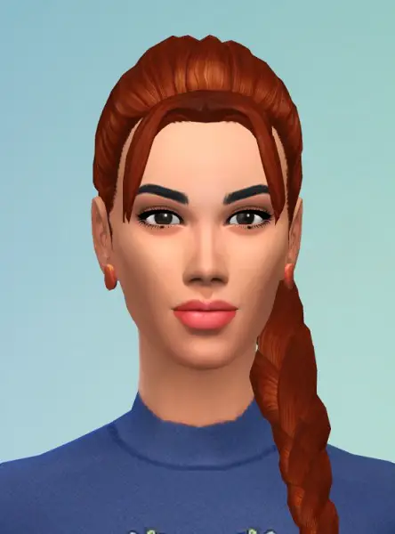 Birksches sims blog: Geraldine Ponytail hair for Sims 4