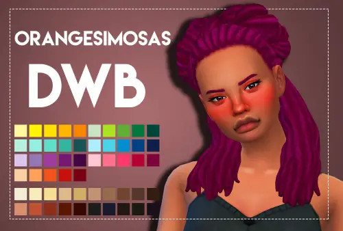 Weepingsimmer: Orangesimosas Hair Recolored for Sims 4