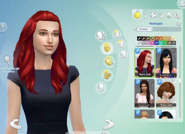 Mystufforigin: Isabella hair for Sims 4