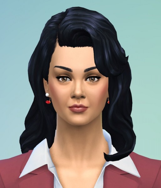 Birksches sims blog: Retro Longer hair for Sims 4