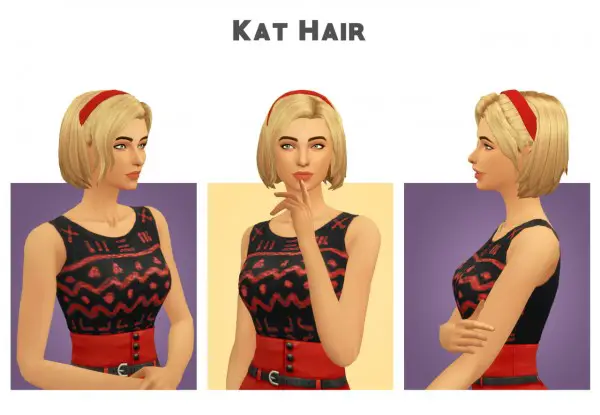 Simple Simmer: Followers Gift 2   Part 4   6 hairs rextured for Sims 4