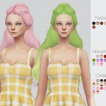 Sims 4 Hairs ~ Simsworkshop: The Endeavor by Xld_Sims