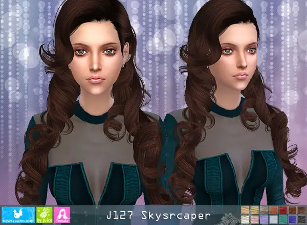 NewSea: J127 Skyscraper hair for Sims 4