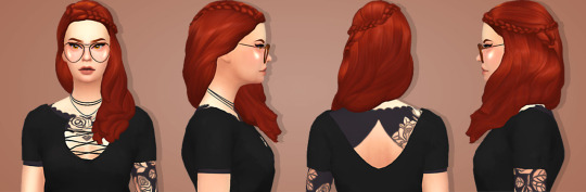Enrique: Layla Hair for Sims 4