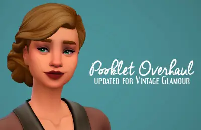 Swirl Goodies: Vintage glamour hair for Sims 4