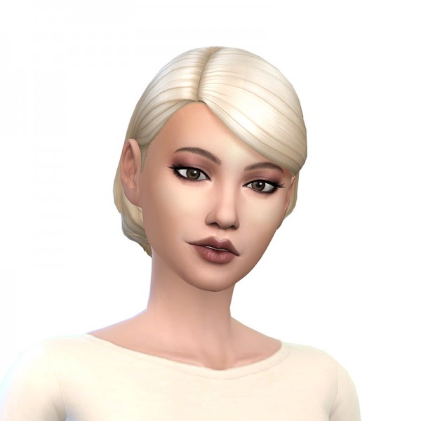 Deelitefulsimmer: Enrique`s Sofia hair retextured for Sims 4
