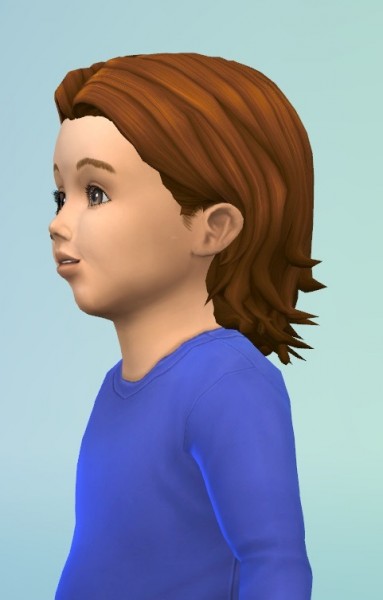 Birksches sims blog: Wavy Swept for Toddler for Sims 4