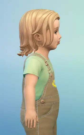 Birksches sims blog: Wavy Swept for Toddler for Sims 4