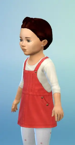 Birksches sims blog: Braided Hair Wreath hair for Toddler for Sims 4
