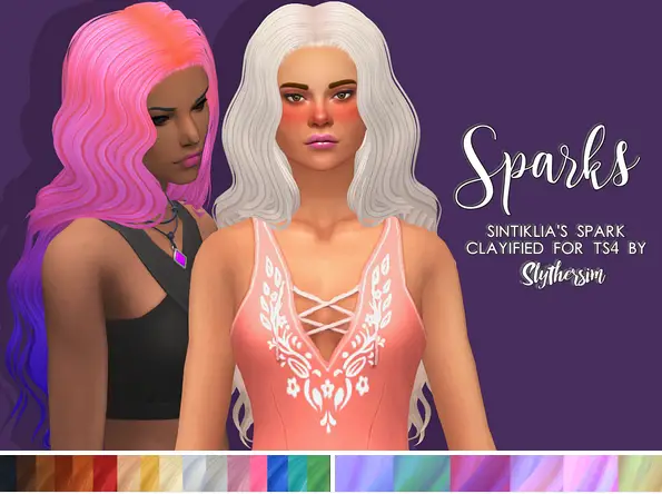 Slythersim: Sintiklia’s Sparks Clayified for Sims 4