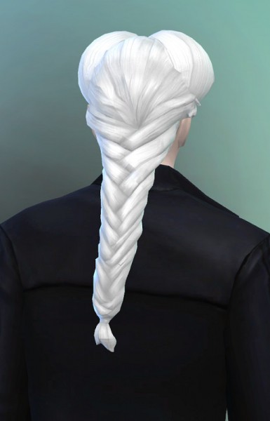 Birksches sims blog: Dracula bun hair for Sims 4
