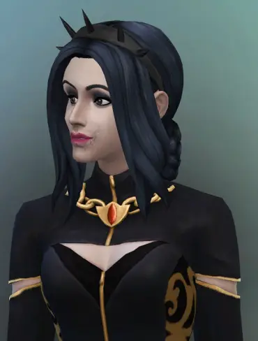 Birksches sims blog: Vampire Braids hair for Sims 4