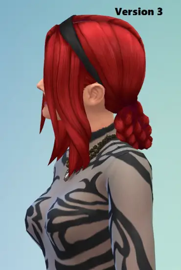 Birksches sims blog: Vampire Braids hair for Sims 4