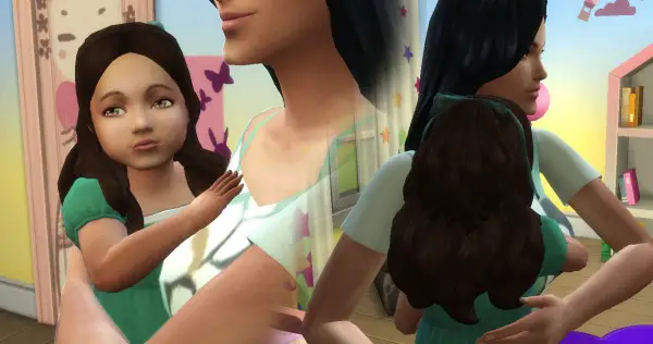 Mystufforigin: Sweet Curls for Toddlers for Sims 4