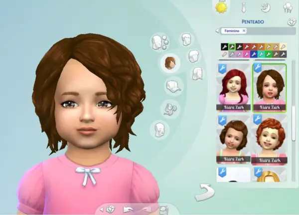 Mystufforigin: Delirious Hairstyle for Toddlers for Sims 4