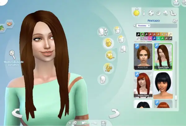 Mystufforigin: Emilia Hairstyle for Sims 4