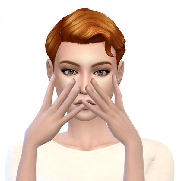 Deelitefulsimmer: Rusty Nail`s Short wavy hair retextured for Sims 4