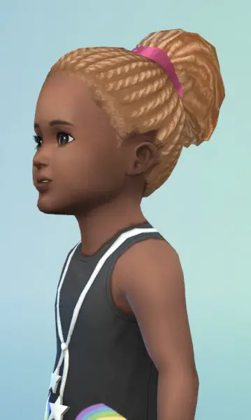 Birksches sims blog: Toddler Dread Ponytail for Sims 4