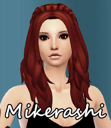 Mikerashi: Coast Hair for Sims 4