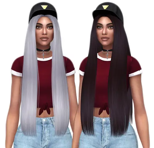 Kenzar Sims: Butterfly`s 140 hair retextured for Sims 4