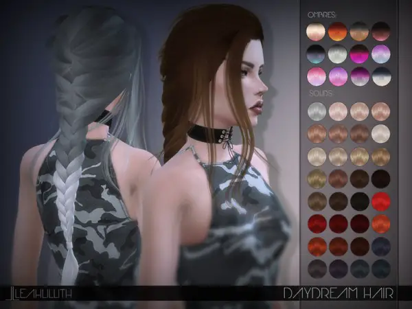 The Sims Resource: Daydream Hair by LeahLillith for Sims 4