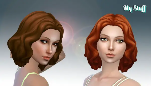 Mystufforigin: Barbara Hairstyle for Sims 4