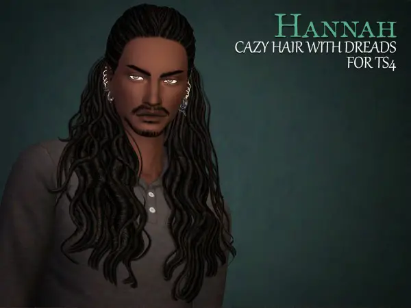 The path of never more: Cazy’s Hannah hairs retextured for Sims 4