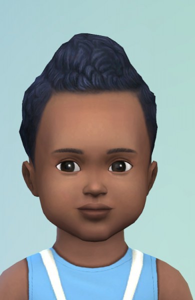 Birksches sims blog: Toddlers ShortCurls edit & Mega Curls edit for Sims 4