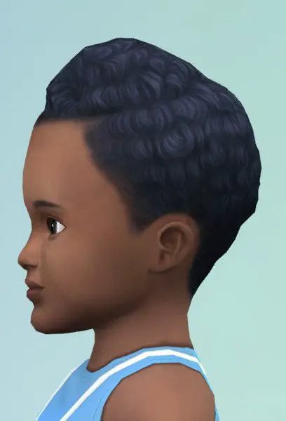 Birksches sims blog: Toddlers ShortCurls edit & Mega Curls edit for Sims 4