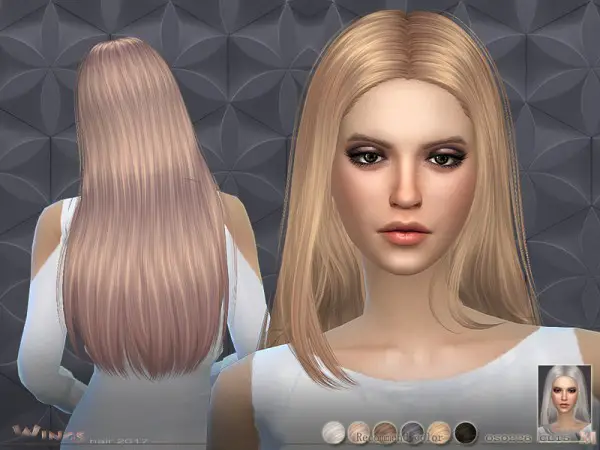 The Sims Resource: OS0226 hair by Wingssims for Sims 4