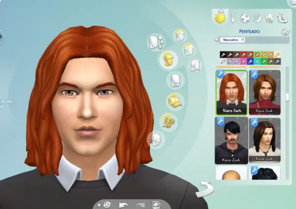 Mystufforigin: Bucky Hair for Sims 4