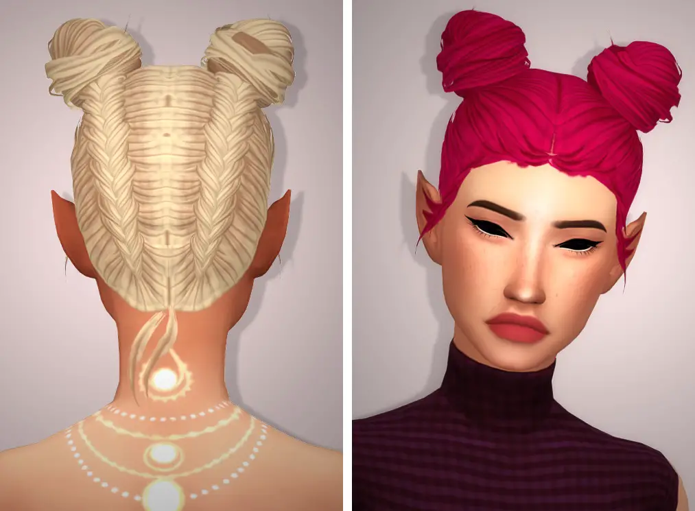 Tranquility Sims Katya Hair Clayified Sims 4 Hairs Si