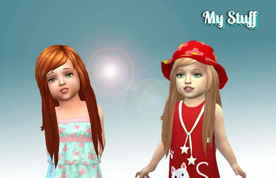 Mystufforigin: Cute Hairstyle for Toddlers ~ Sims 4 Hairs