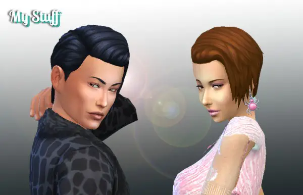 Mystufforigin: Brushed Hairstyle Conversion for Sims 4