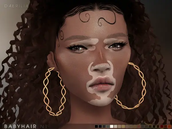 The Sims Resource: Babyhair N1   N4 by Daerilia for Sims 4