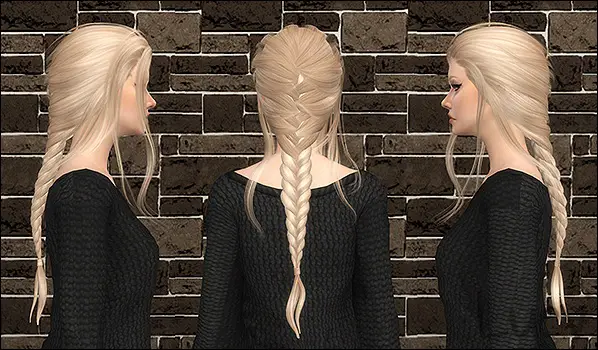 Mertiuza: LeahLillith`s Daydream hair retextured for Sims 4