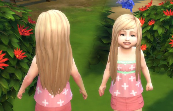 Mystufforigin: Cute Hairstyle for Toddlers for Sims 4
