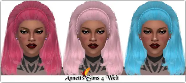 Annett`s Sims 4 Welt: Tsminh`s Britney hair recolored for Sims 4