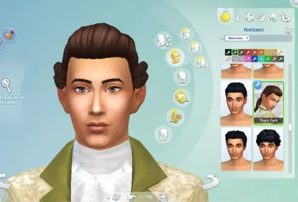 Mystufforigin: Rococo Hairtyle for Sims 4